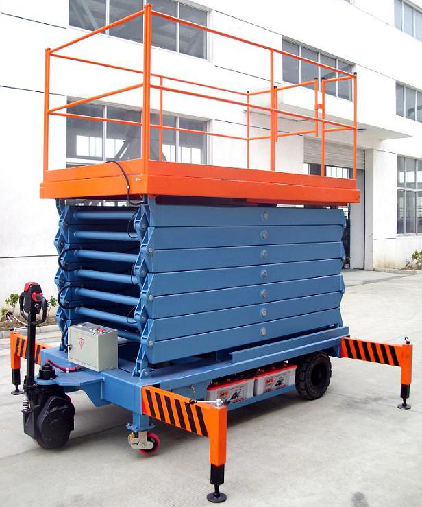万宁助力行走剪叉式高空作业平台